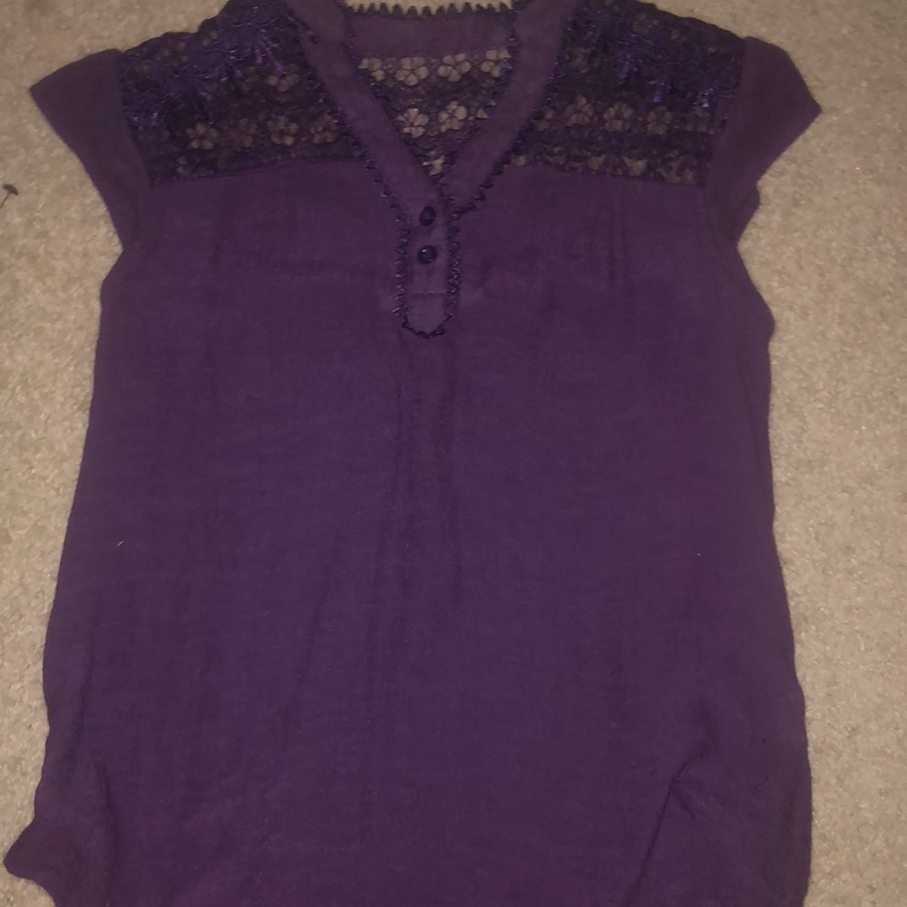 A lace t-shirt